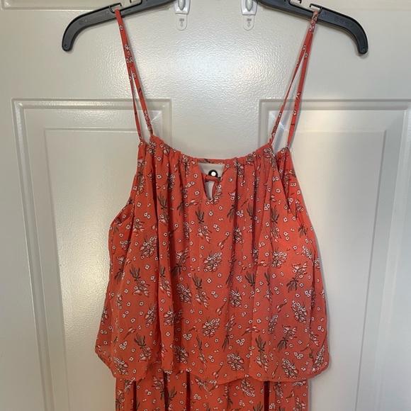 Coral floral maxi dress - Picture 4 of 5